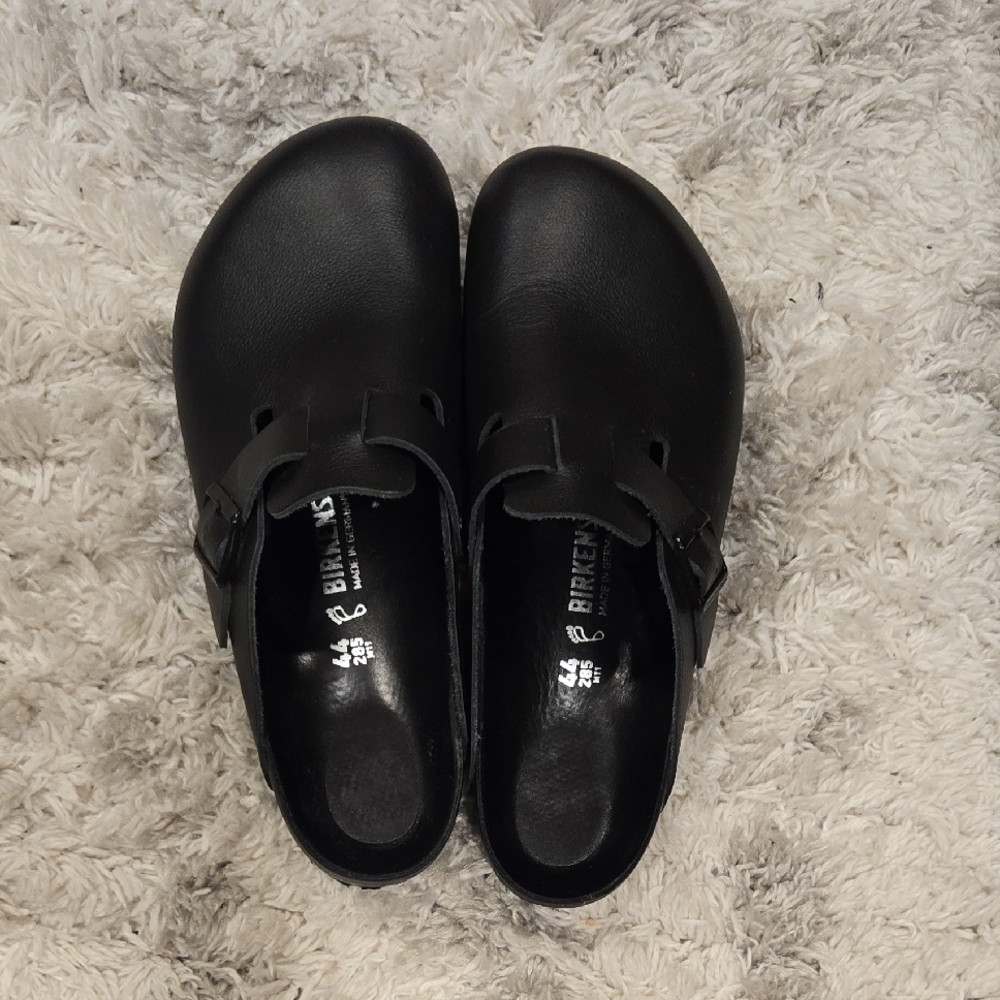 Birkenstock Boston Exquisite Black Loafers & slip-ons